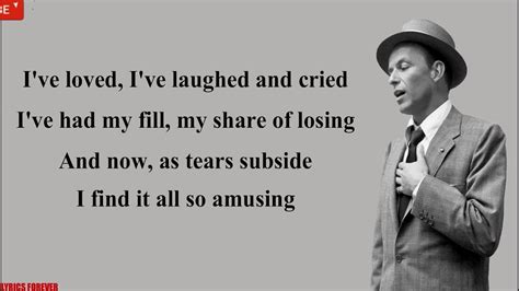i did it my way lyrics|my way frank sinatra tekst.
